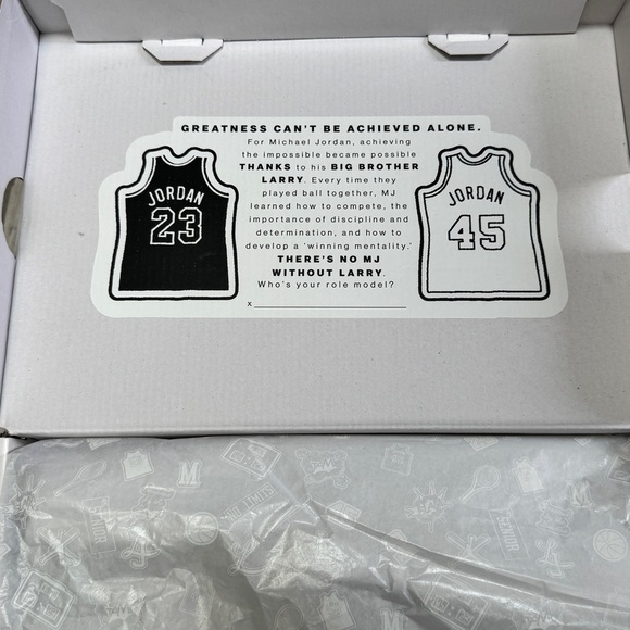 Nike Air Jordan 1 Mid GS Sneaker School “Inspired By The Greatest” Youth Size 6 - Picture 9 of 9